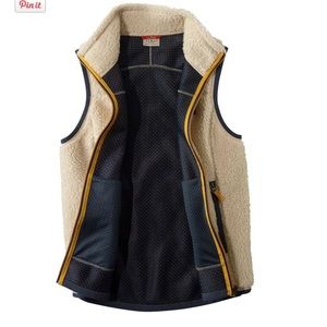 LLBean Mountain Pile Fleece Vest